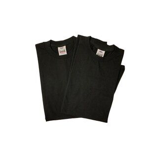 Pro Club Bundle Of 2 Heavyweight Black T-Shirts XL-Tall 100% Cotton